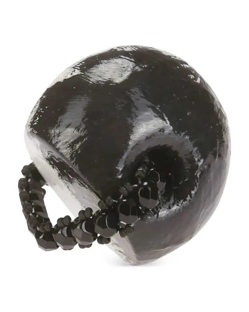 Maria Calderara Ring mit Perlen - Schwarz Schwarz