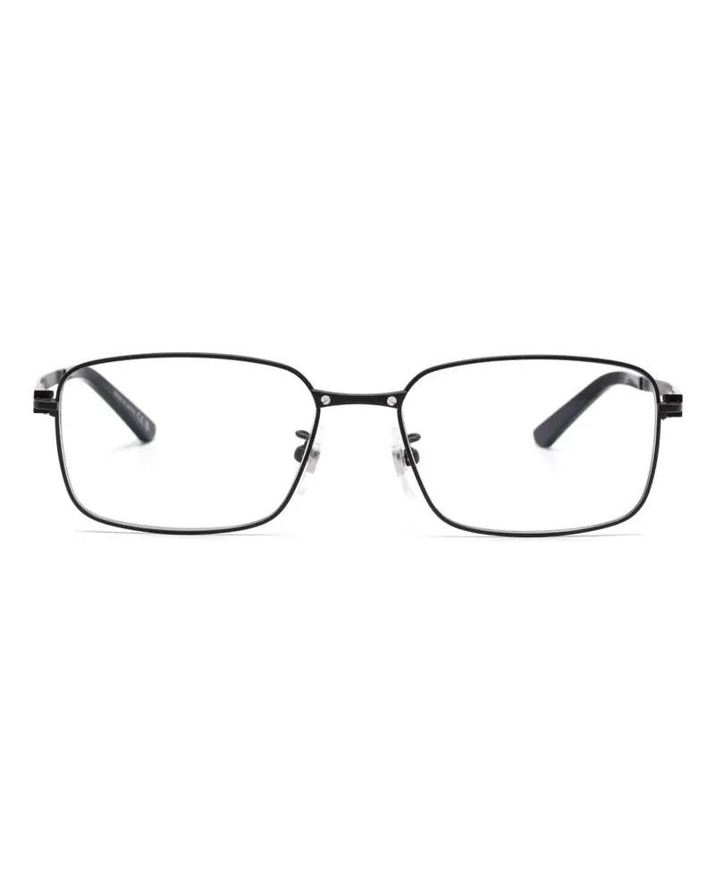 Cartier Brille mit eckigem Gestell - Schwarz Schwarz