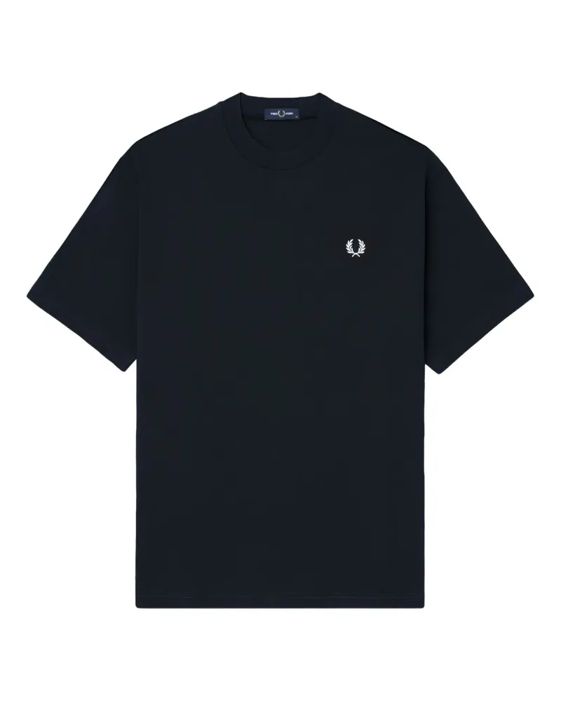 Fred Perry T-Shirt mit Logo-Stickerei - Blau Blau