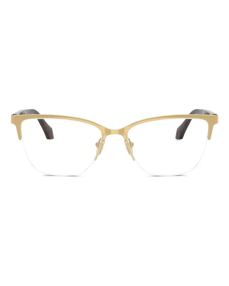 Versace Brille mit Cat-Eye-Gestell - Gold Gold