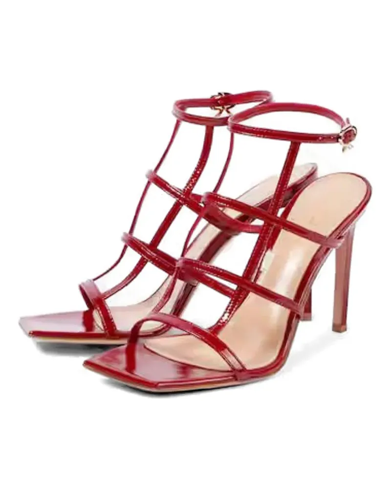 Gianvito Rossi Rossi Mondry Sandalen aus Lackleder - Rot Rot