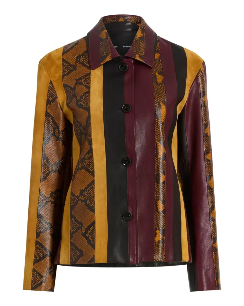 Proenza Schouler Sirine Jacke aus Leder - Gold Gold