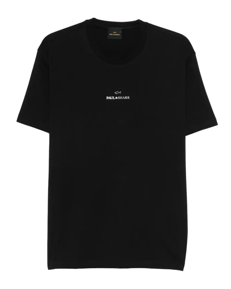 Paul & Shark logo T-shirt - Schwarz Schwarz