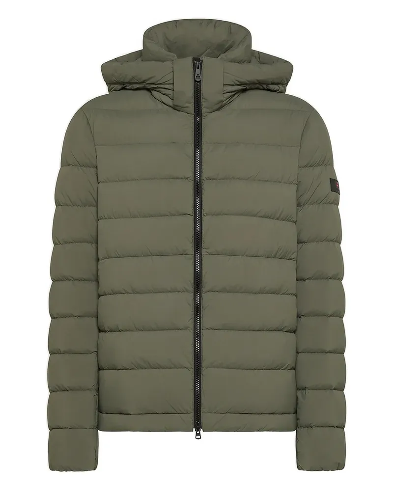 Peuterey Gesteppte Jacke mit abnehmbarer Kapuze - Grün Grün