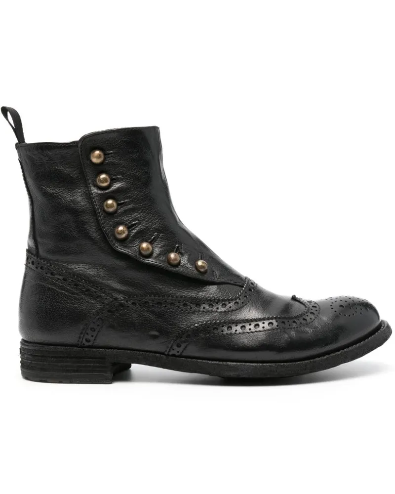 Officine Creative Italia Lexikon 153 Stiefel - Schwarz Schwarz
