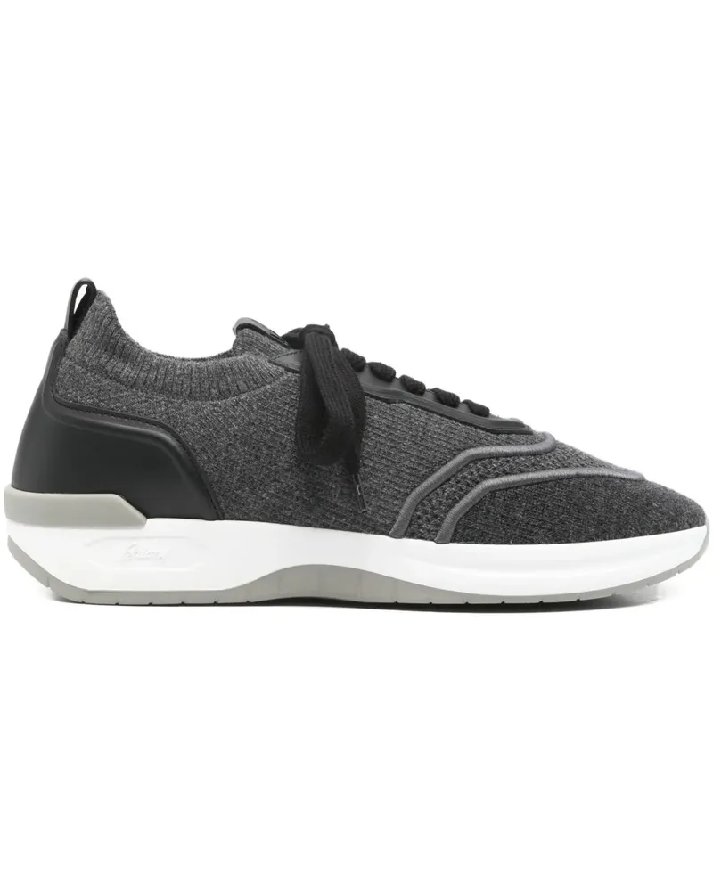 Brioni Sneakers mit Einsätzen - Grau Grau