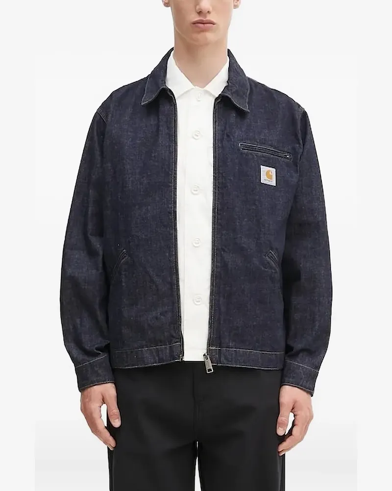 Carhartt WIP Jeansjacke mit Reißverschluss - Blau Blau