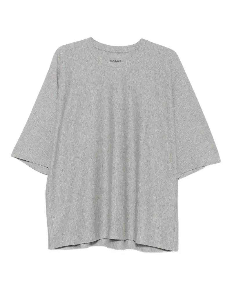 Issey Miyake T-Shirt im Oversized-Look - Grau Grau