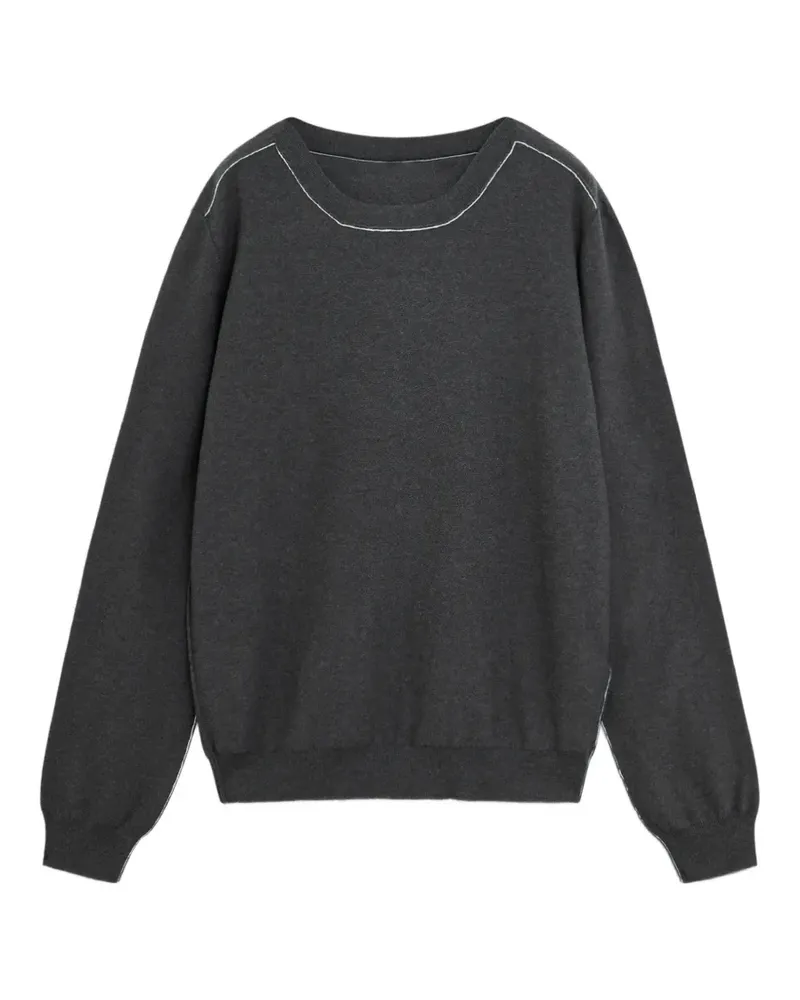 Maison Margiela crew neck long-sleeve sweater - Grau Grau