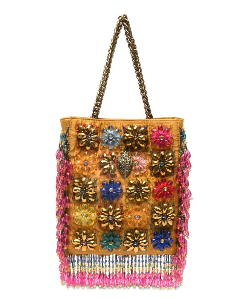 Kurt Geiger beaded tote bag - Gelb Gelb