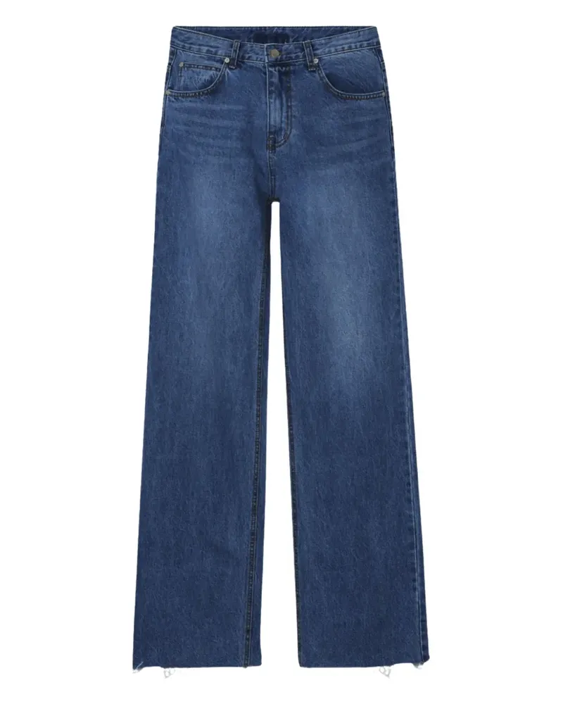 FRANKIE Shop Ausgefranste Dalston Jeans - Blau Blau