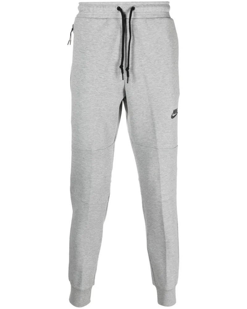 Nike Melierte Jogginghose mit Swoosh - Grau Grau