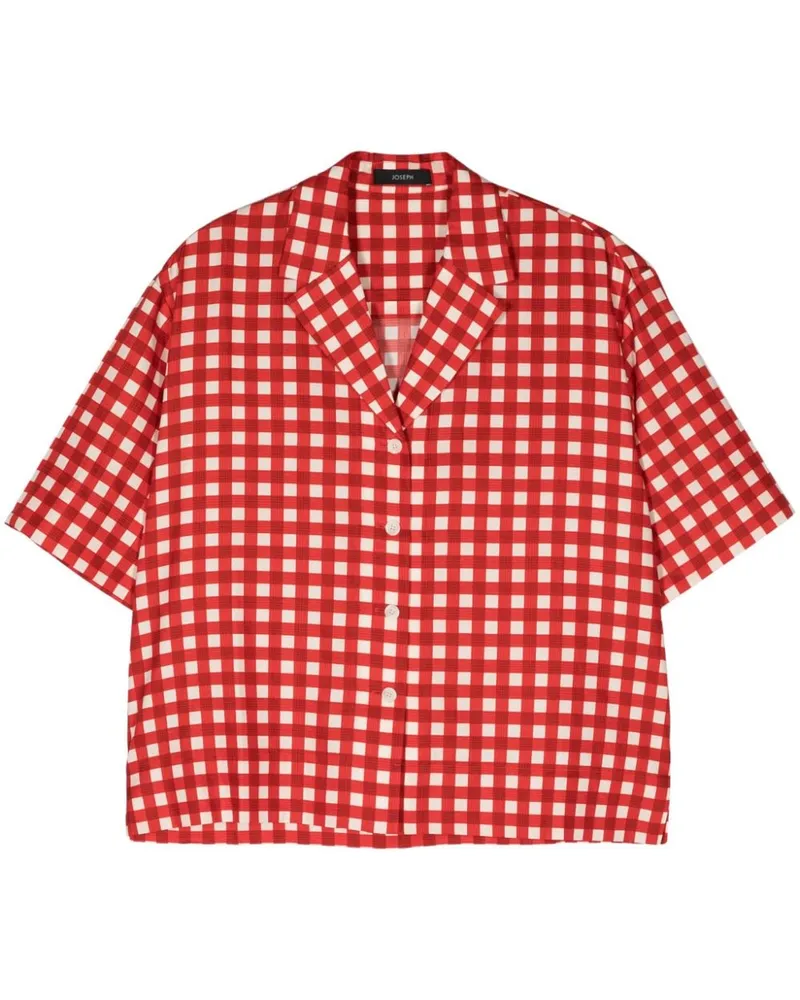 Joseph Hemd mit Vichy-Karomuster - Rot Rot
