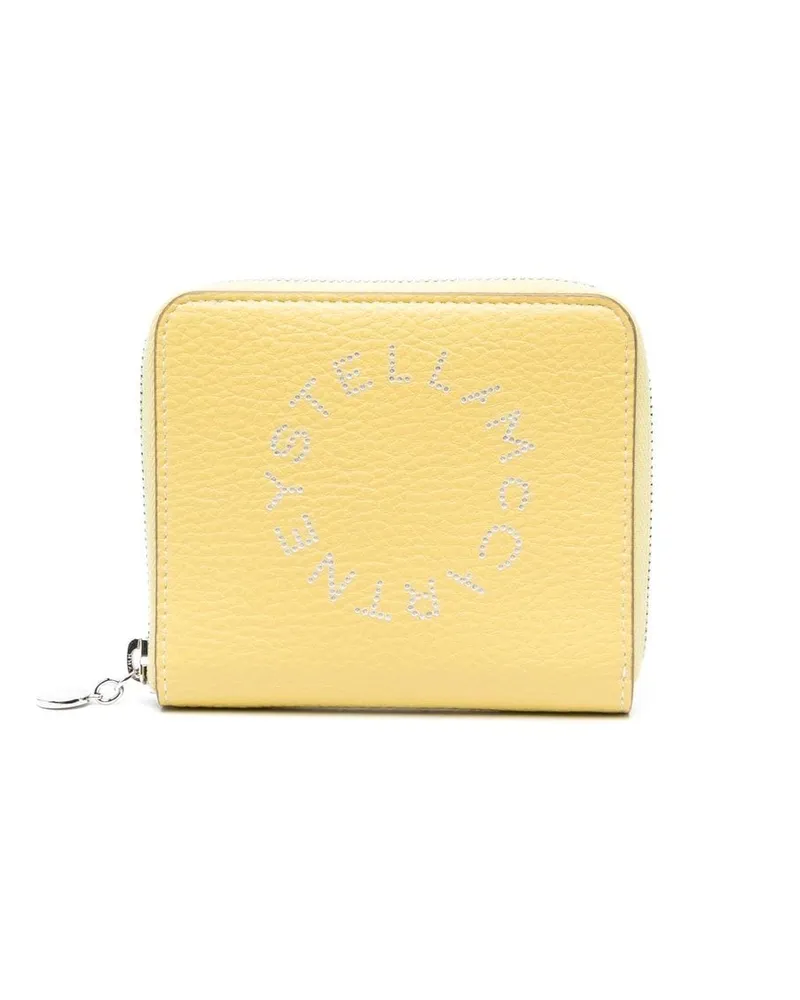 Stella McCartney Portemonnaie mit perforiertem Logo - Gelb Gelb
