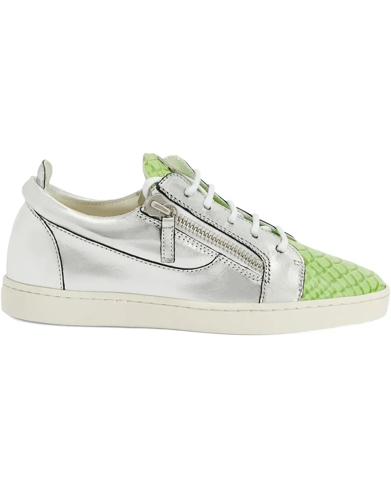 Giuseppe Zanotti Nicki Sneakers im Metallic-Look - Grau Grau