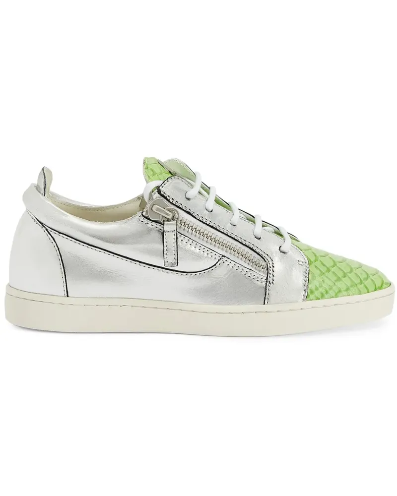 Giuseppe Zanotti Nicki Sneakers im Metallic-Look - Grau Grau
