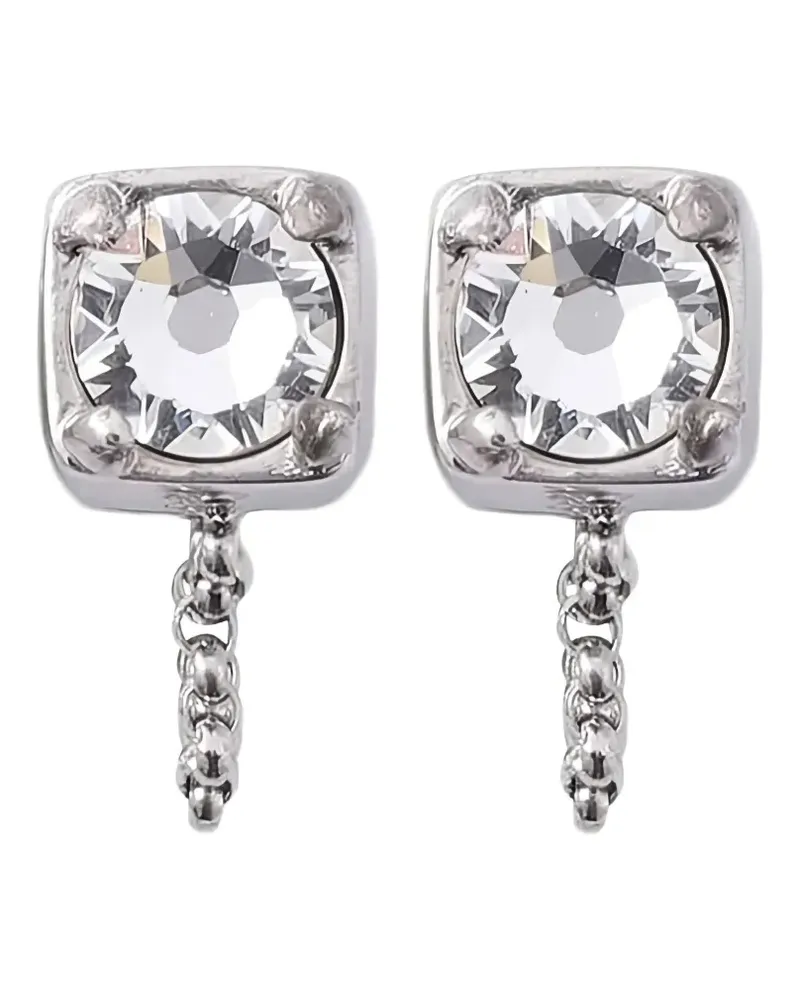 Jil Sander chain-detail earrings - Silber Silber