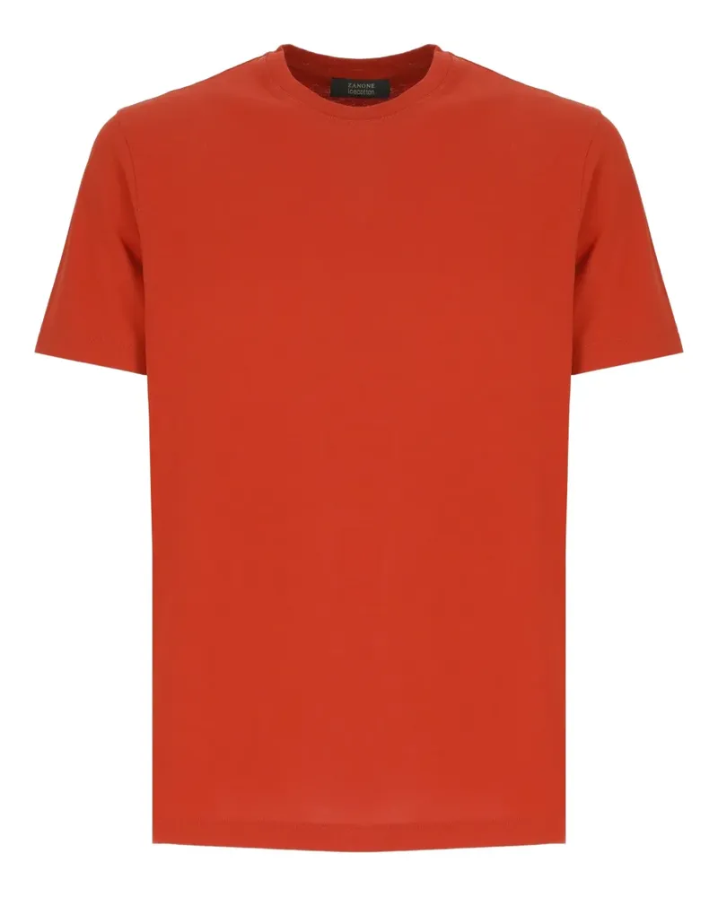 Zanone T-Shirt mit Rundhalsausschnitt - Rot Rot