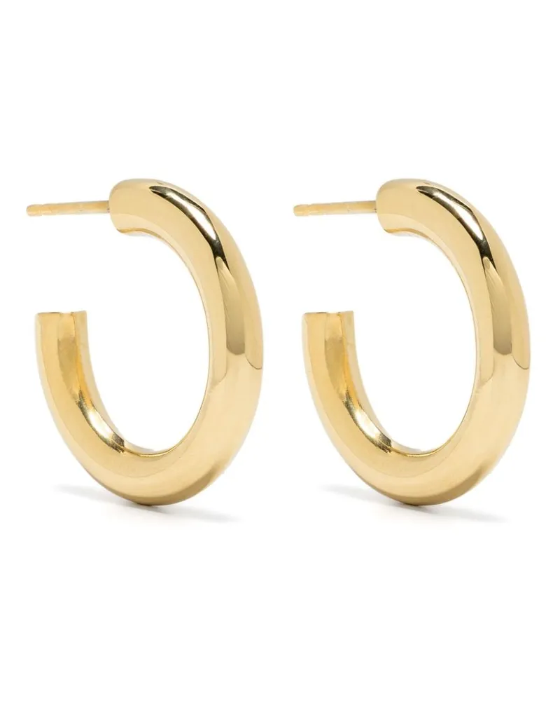 Christophe Lemaire Breite Creolen - Gold Gold