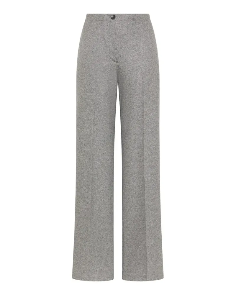 Seventy Gerade Hose mit Bügelfalten - Grau Grau