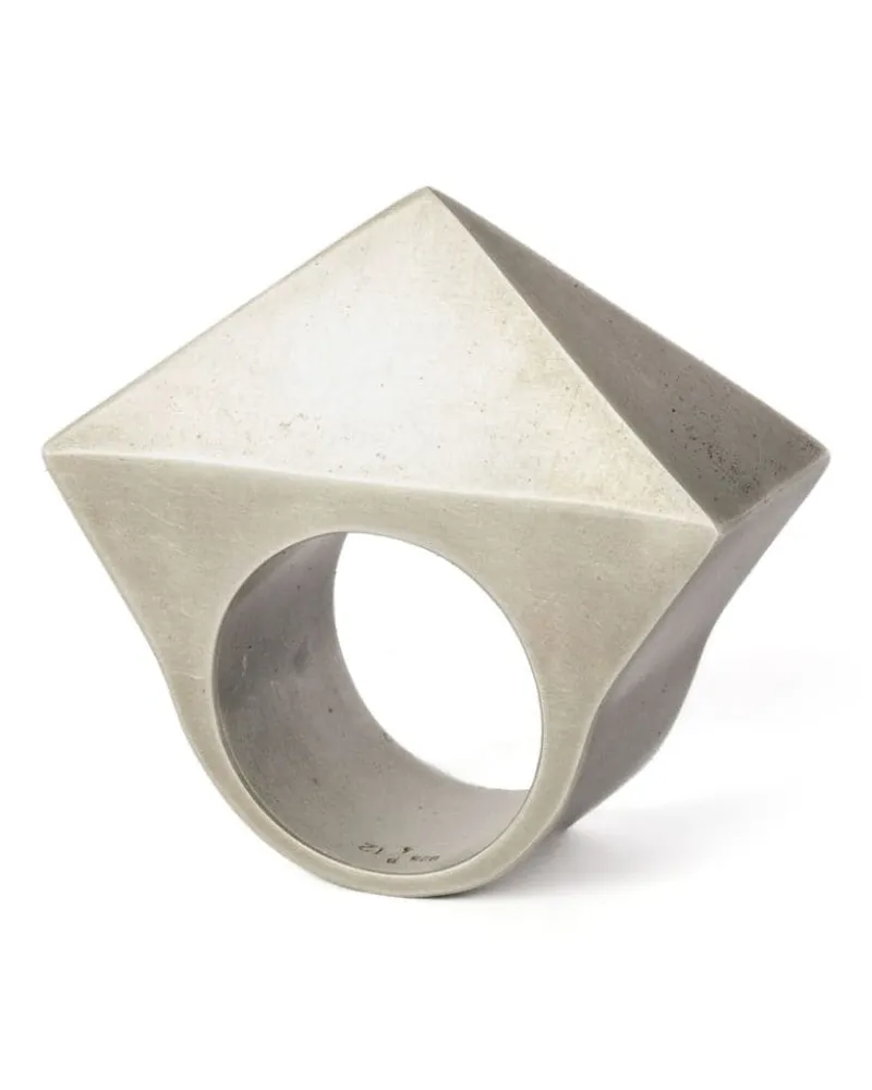 Parts Of Four Crescent Bridge Ring - Silber Silber