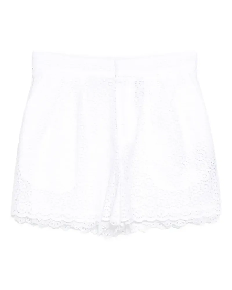 Dice Kayek perforated-design shorts - Weiß Weiß