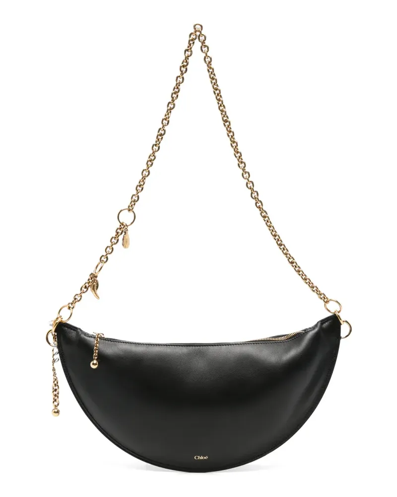 Chloé Icons Schultertasche mit Kettenriemen - Schwarz Schwarz
