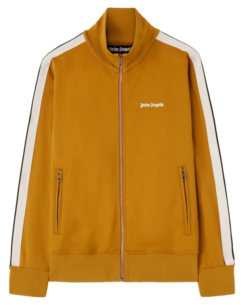 Palm Angels Jacke mit Logo-Stickerei - Gelb Gelb