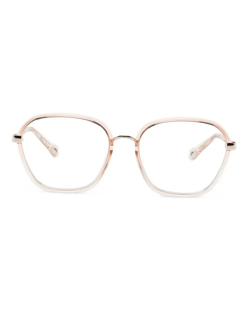 Chloé Brille mit geometrischem Gestell - Rosa Rosa