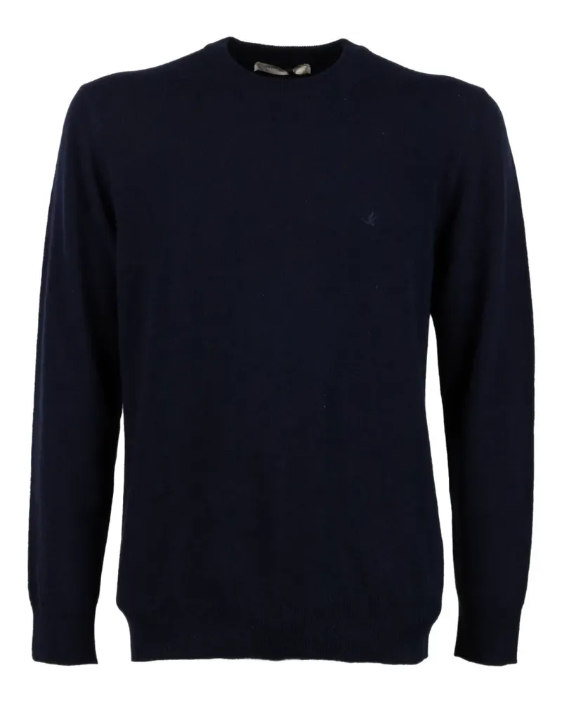 Brooksfield long-sleeve crew-neck sweater - Blau Blau