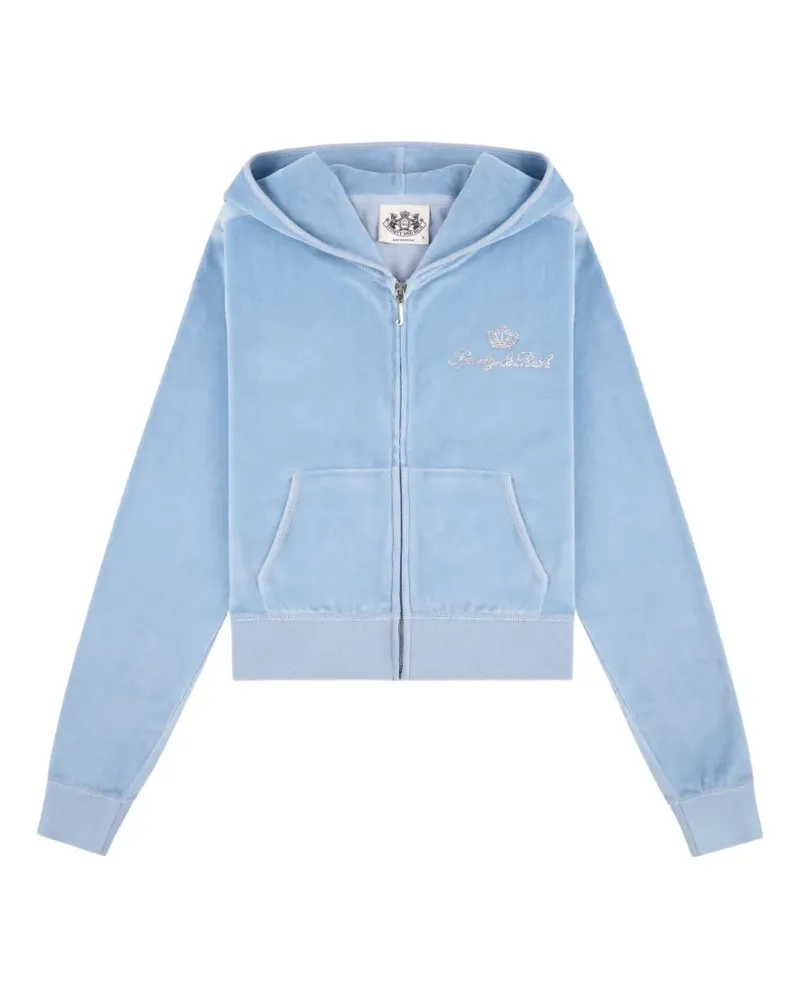 Juicy Couture x R zip-up hoodie - Blau Blau