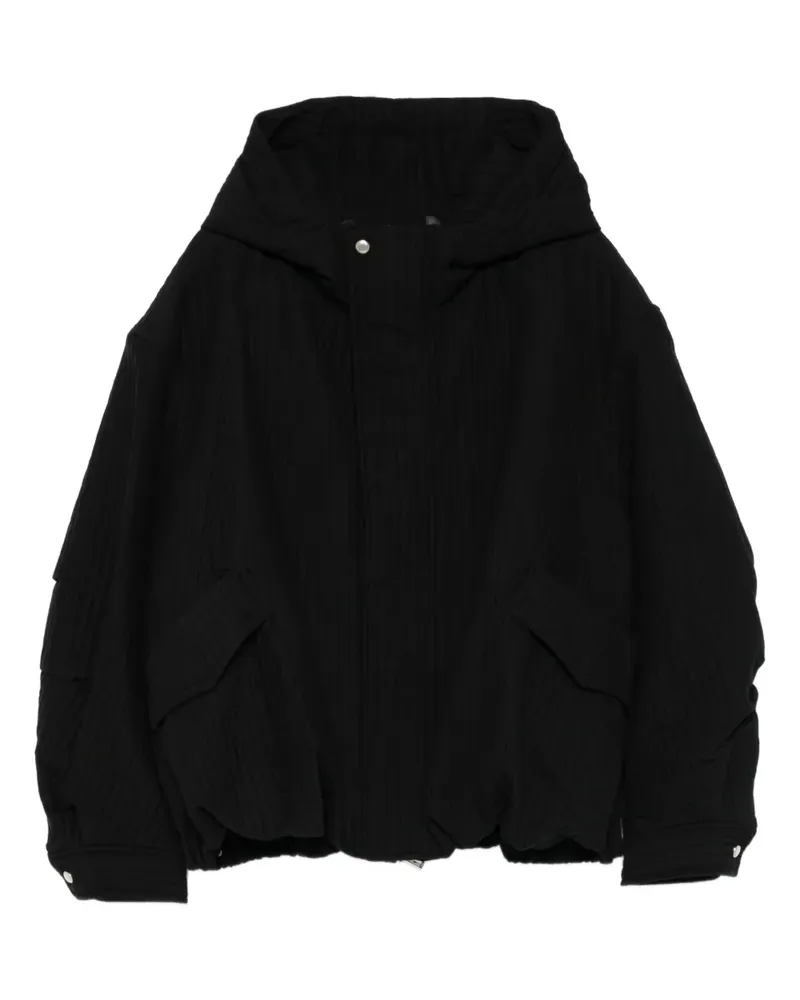SONGZIO hooded jacket - Schwarz Schwarz