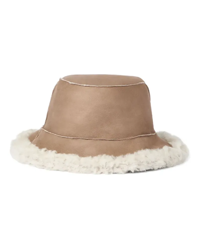 Brunello Cucinelli Fischerhut aus Shearling - Braun Braun