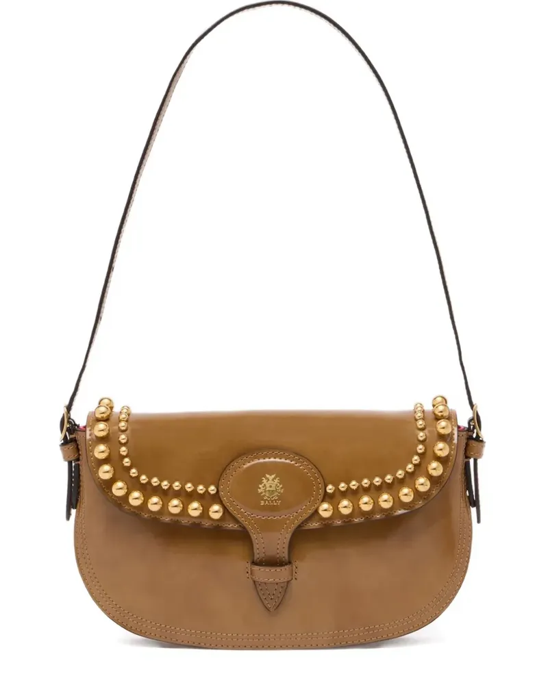 Bally Kleine Beckett Schultertasche - Braun Braun