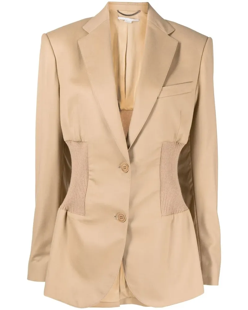 Stella McCartney Einreihiger Blazer - Braun Braun