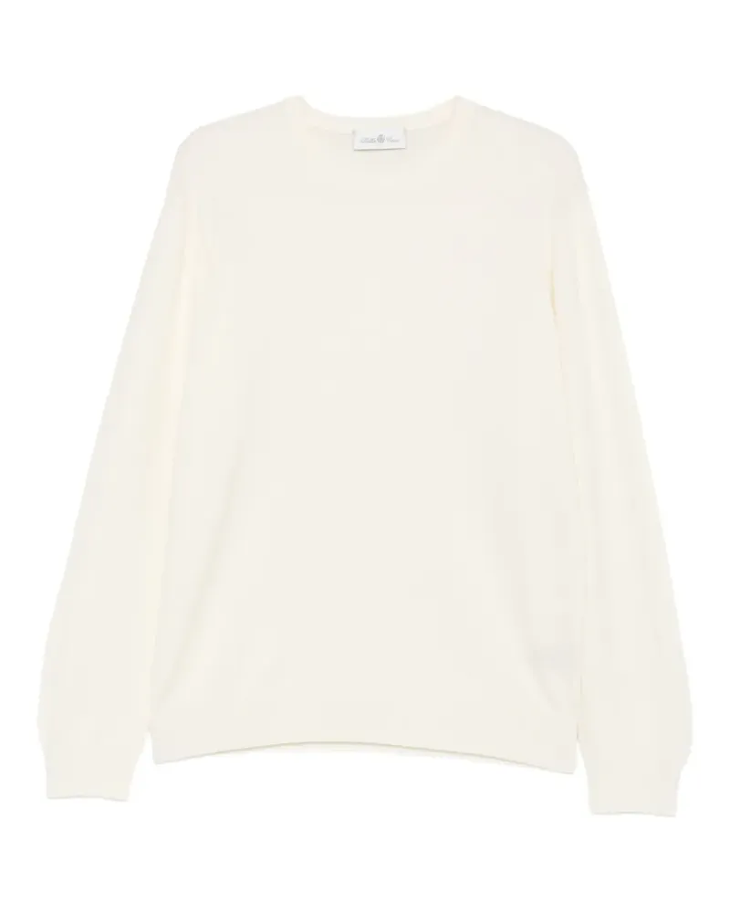 Della Ciana Pullover mit rundem Ausschnitt - Weiß Weiß