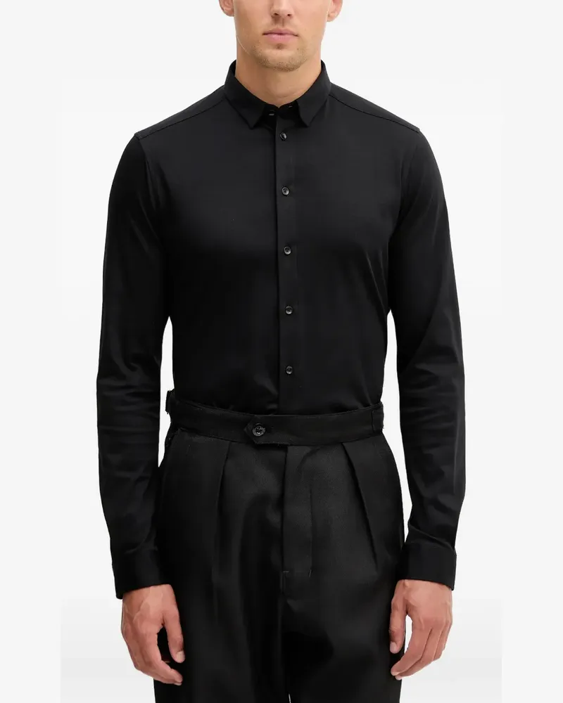 Mos Mosh Geknöpftes MMGMarco Hemd - Schwarz Schwarz