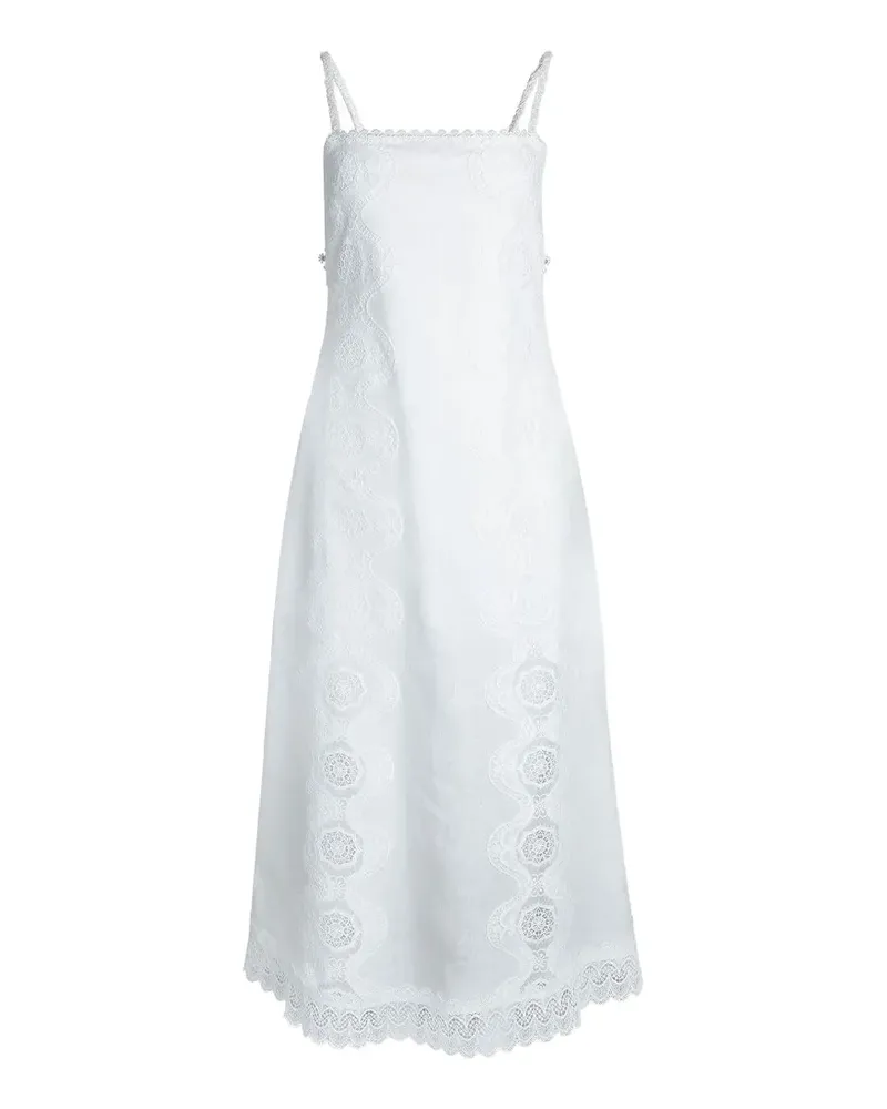 WAIMARI Rocío lace-trimmed maxi dress - Weiß Weiß
