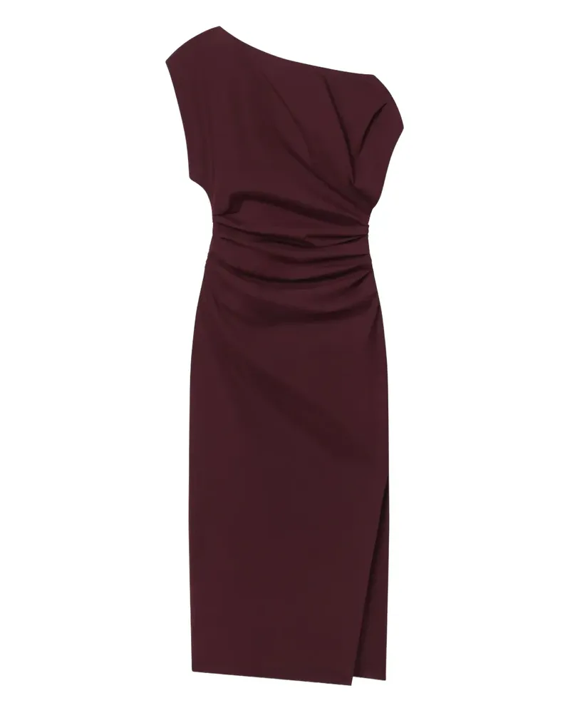 A.L.C. Nara one-shoulder ruched midi dress - Violett Violett
