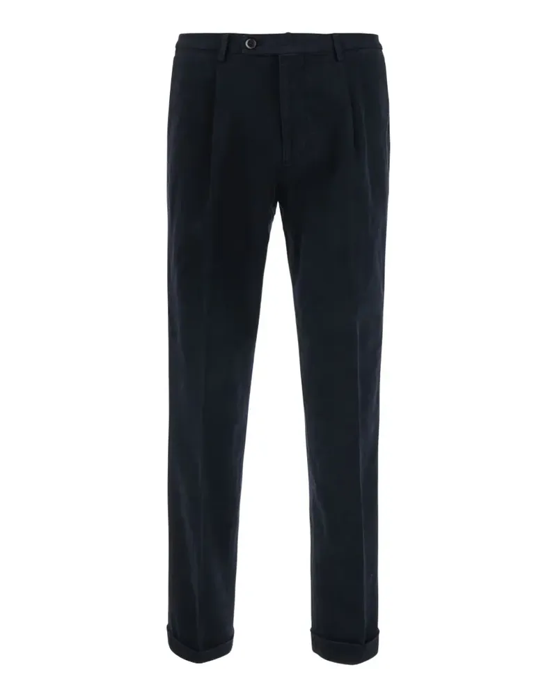 MICHAEL COAL Plissierte Hose mit Umschlag - Blau Blau