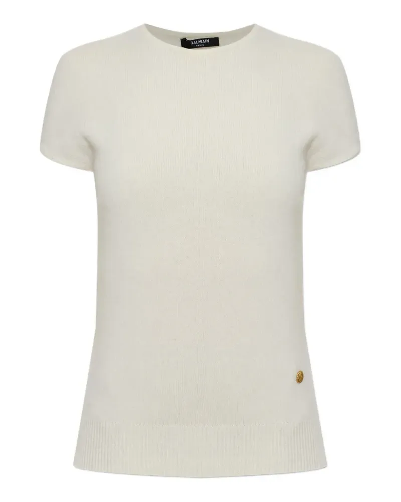 Balmain knitted top - Nude Nude