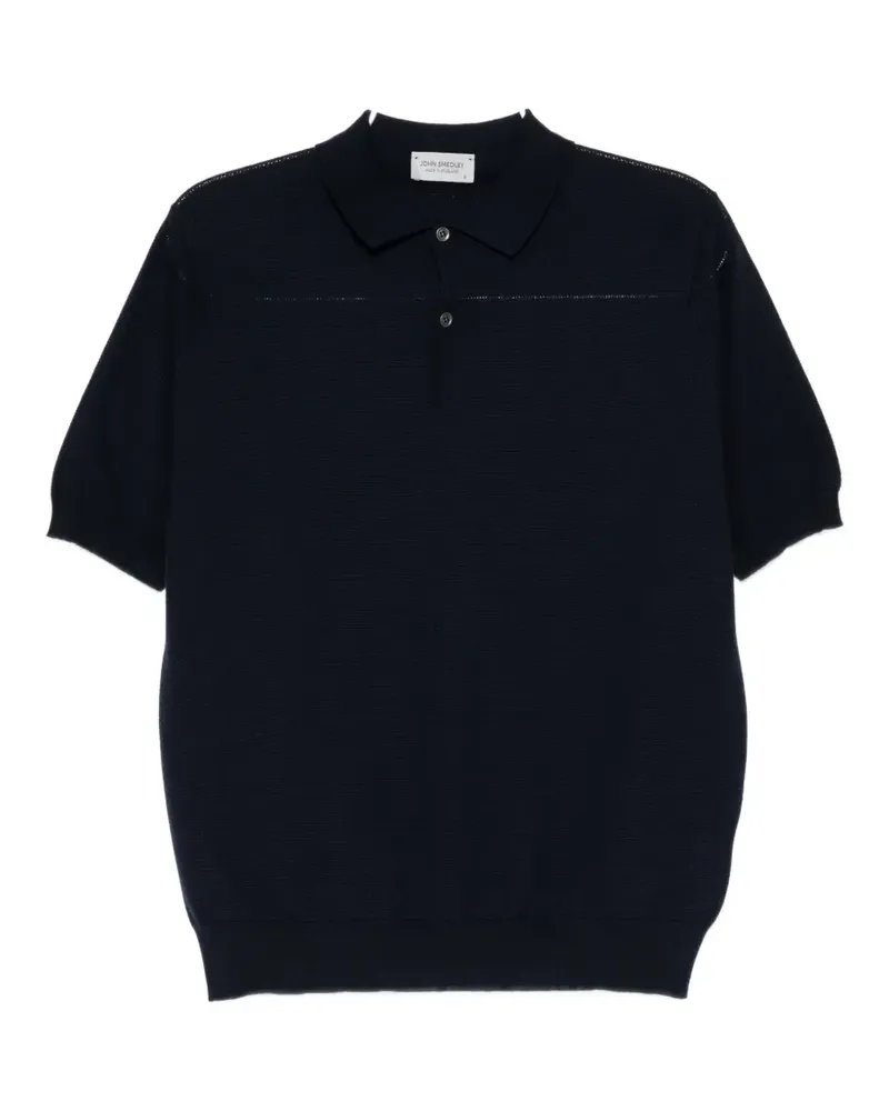 John Smedley 14Singular polo shirt - Blau Blau