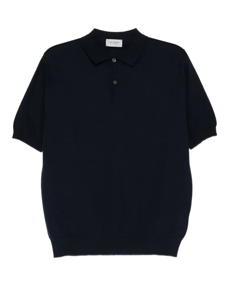 John Smedley 14Singular polo shirt - Blau Blau