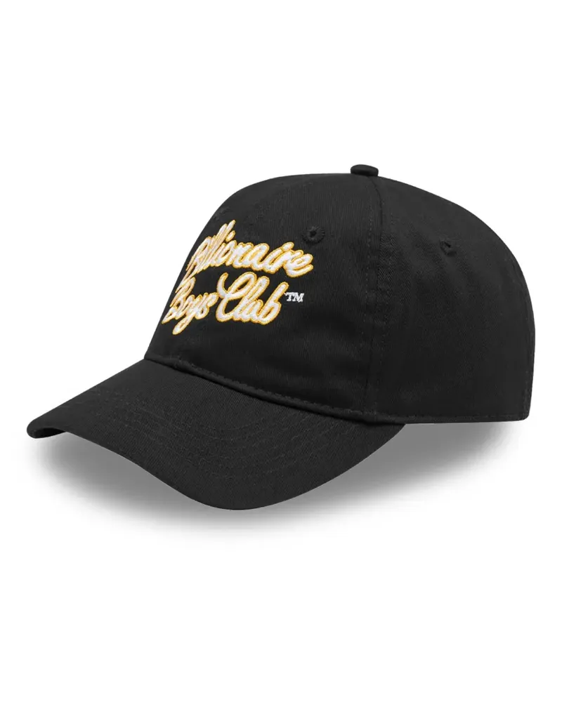 Billionaire Boys Club Script Logo Dad Baseballkappe - Schwarz Schwarz