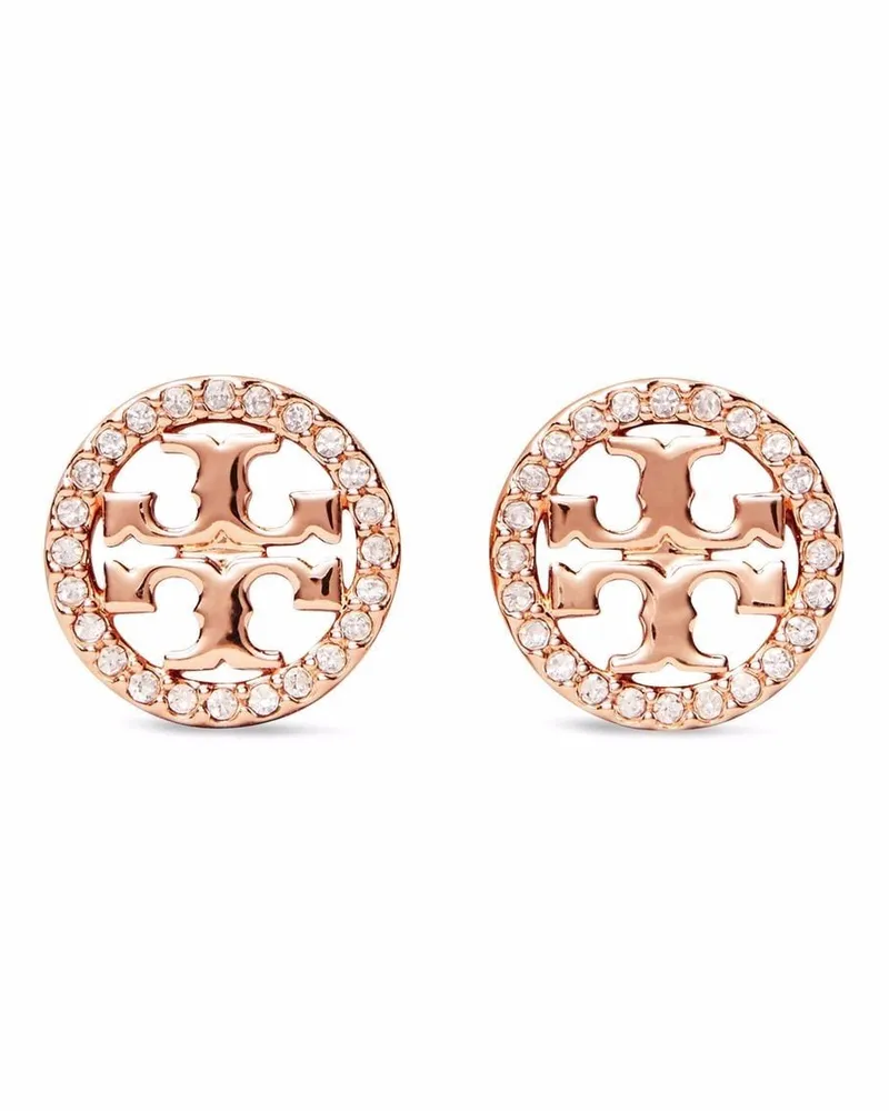 Tory Burch Miller Ohrstecker mit Pavé - Rosa Rosa