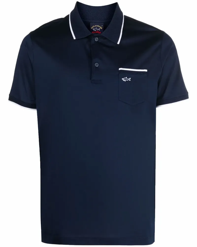 Paul & Shark Kurzärmeliges Poloshirt - Blau Blau