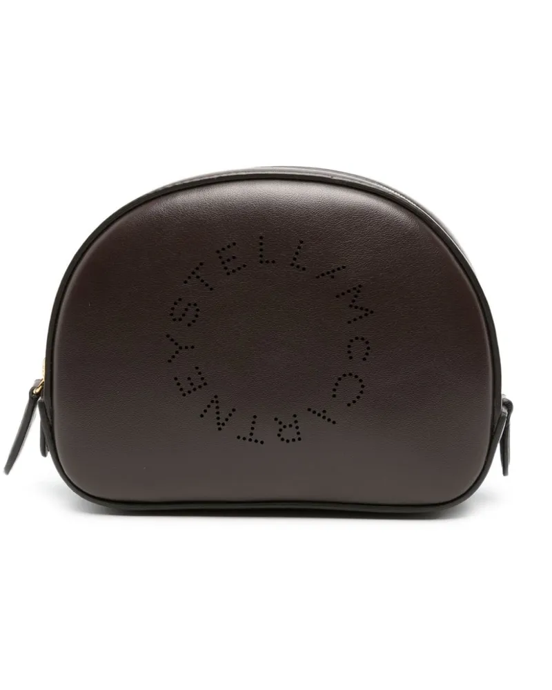 Stella McCartney Kosmetiktasche mit Cut-Outs Braun