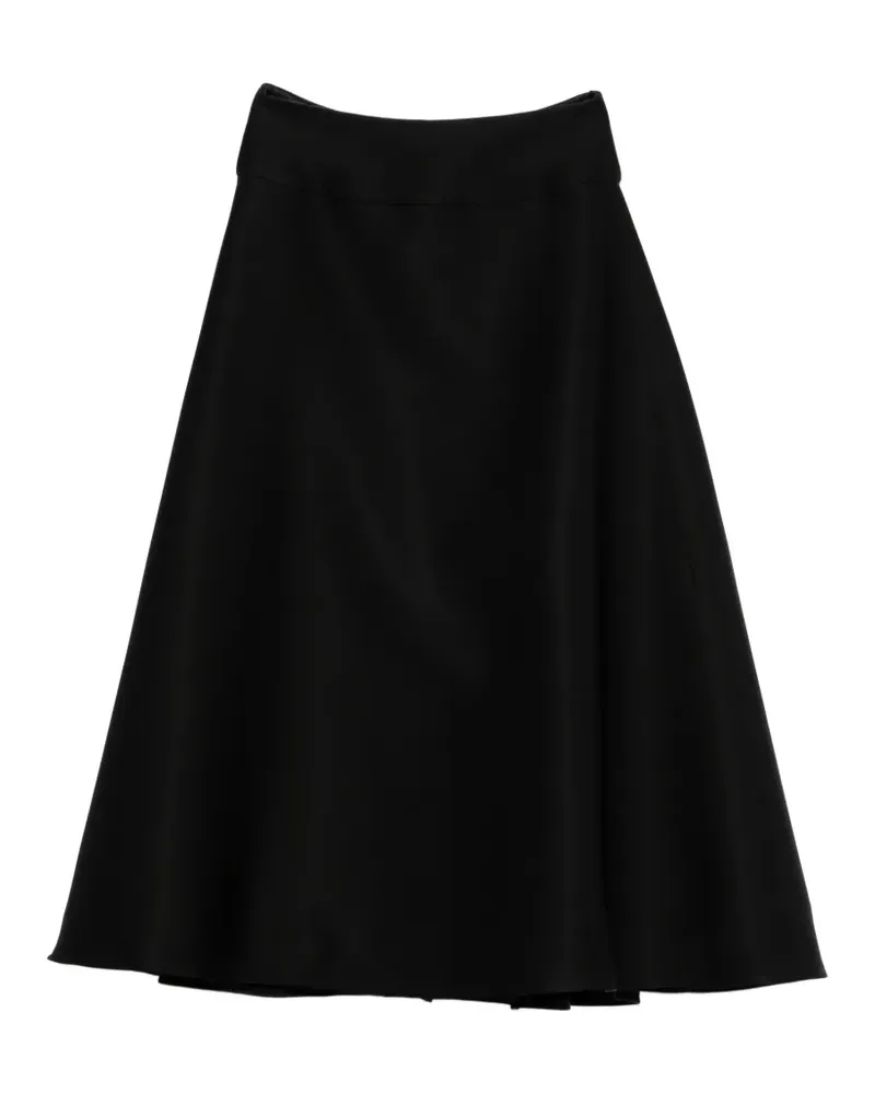 David Koma A-line midi skirt - Schwarz Schwarz