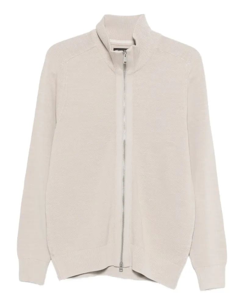 Marc O'Polo zip-up cardigan - Nude Nude