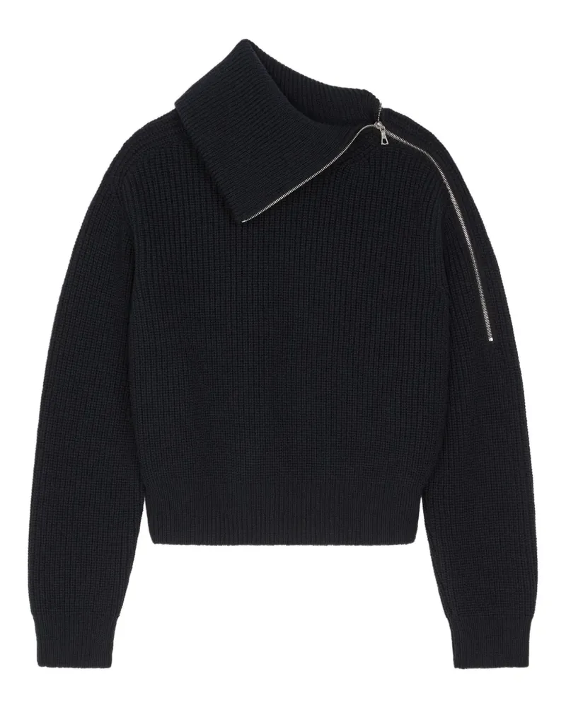 Dries van Noten Pullover mit Stehkragen - Schwarz Schwarz